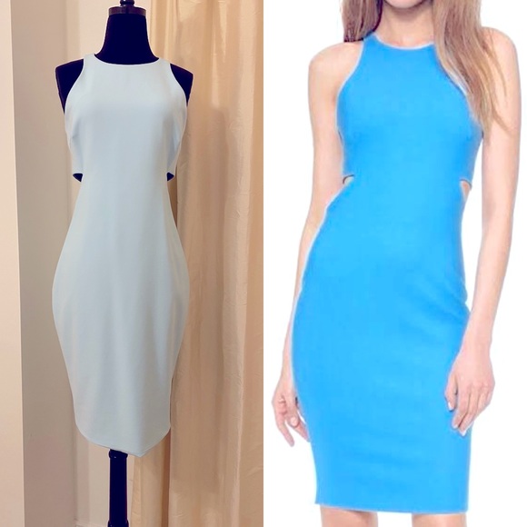 Elizabeth and James Dresses & Skirts - NWOT Elizabeth and James Lela Dress in Light Blue With side cutouts - 6